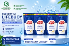 NƯỚC RỬA TAY LIFEBUOY DƯỠNG ẨM 400G x 24 túi