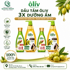 DẦU TẮM ÔLIV 3X DƯỠNG ẨM 650ML+250ml x 12 BỘ/THÙNG