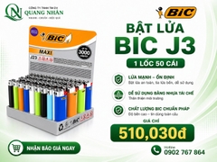 1 lốc 50 cái- Bật lửa BIC J3