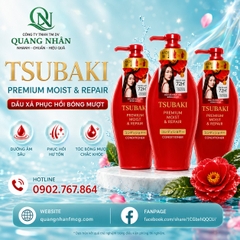 DẦU XẢ TSUBAKI ĐỎ 450ML X 9 CHAI