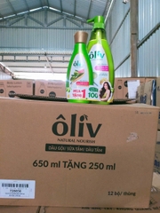 SỮA TẮM ÔLIV DƯỠNG ẨM SÁNG DA 650ML+1 TÚI ST DASD 350ML) X 6 BỘ