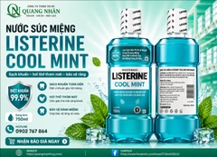 Nước Súc Miệng LISTERINE Coolmint Bạc Hà 750ml x 12 chai