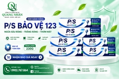 KEM ĐÁNH RĂNG P/S BẢO VỆ TOÀN DIỆN 123 230g x 36 ống