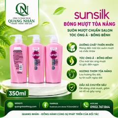 DẦU XẢ SUNSILK BÓNG MƯỢT TỎA NẮNG 350G X 24 CHAI