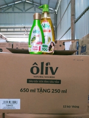 DẦU TẮM ÔLIV SÁNG DA 650ML+250ml x 12 BỘ/THÙNG