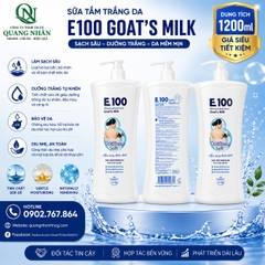 SỮA TẮM E100 SỮA DÊ 1200ML x 8 chai