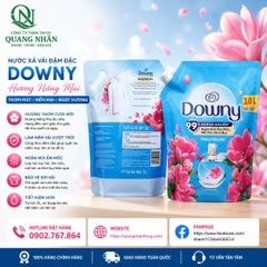 Nước xả vải Downy hương nắng mai túi 3 lít x 4 Túi
