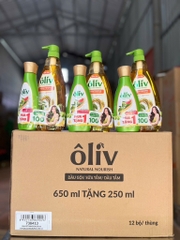 DẦU TẮM ÔLIV SÁNG DA 650ML+250ml x 12 BỘ/THÙNG