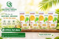 SỮA RỬA MẶT HAZELINE NGHỆ HOA CÚC 100G + gel rửa mặt 40g X 24 bộ
