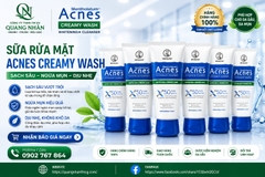KEM RỬA MẶT ACNES SẠCH SÂU DƯỠNG TRẮNG NGỪA MỤN 100G X 25 TUÝP