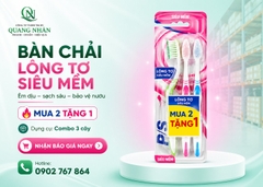 BÀN CHẢI ĐÁNH RĂNG P/S LÔNG TƠ MỀM MẠI BỘ 3 x 24 VỈ