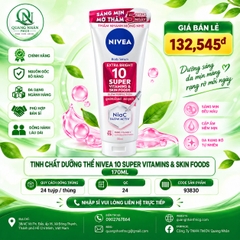 99192 SỮA DƯỠNG THỂ NIVEA EXTRA WHITE C&A 300ML X 12 TUÝP ( HỒNG )