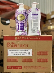 SỮA TẮM DOUBLE RICH HOA NHÀI THANH LỊCH 800G X 10 CHAI