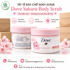 DOVE TẨY TẾ BÀO DA CHẾT HƯƠNG HOA ANH ĐÀO 280/298G