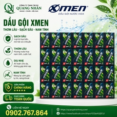 DẦU GỘI NƯỚC HOA XMEN 2IN1 WOOD 5G x 12 +2 GÓI / 90DÂY