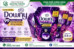 Nước xả vải Downy hương HUYỀN BÍ túi 3.5 lít x 4 Túi