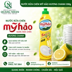 NƯỚC RỬA CHÉN MỸ HẢO HƯƠNG CHANH 390g x 24chai