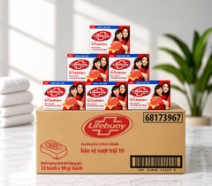 XÀ BÔNG CỤC LIFEBUOY BẢO VỆ VƯỢT TRỘI  72 CỤC X 90G