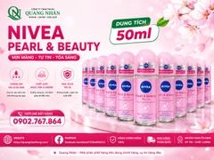 98500 LĂN NGĂN MÙI NỮ NIVEA NGỌC TRAI MỊN MƯỢT 50ML x 24 CHAI
