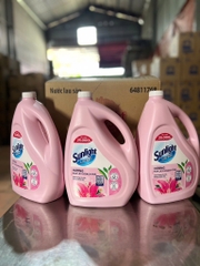 NƯỚC LAU SÀN SUNLIGHT TINH DẦU THẢO MỘC LILY HƯƠNG THẢO RE0121 3.6KG x 3 can