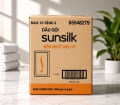 DẦU GỘI SUNSILK MỀM MƯỢT DIỆU KỲ 6g x 10+2 x 84 dây