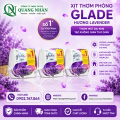 BỘ ĐÔI SÁP THƠM GLADE - H.HOA LAVENDER 180Gx2 / 6 CẶP