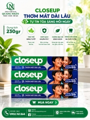 KEM ĐÁNH RĂNG CLOSEUP LOC DE BANG TUYET 230G x 36 ỐNG