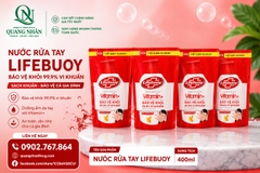 NƯỚC RỬA TAY LIFEBUOY BAC BAO VE TUI 400G x 24 TÚI