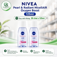 84910 NƯỚC TẨY TRANG NIVEA SÁNG DA DƯỠNG ẨM 125ML  x 30 CHAI