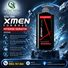 SỮA TẮM XMEN FOR BOSS INTENSE KERATIN 650ML *12 CHAI