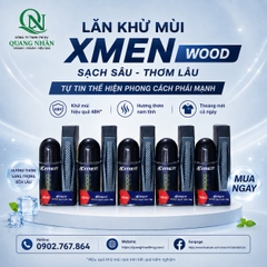 LĂN KHỬ MÙI XMEN WOOD 50ML TẶNG DG XMEN 70G X 23 BỘ