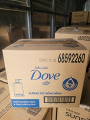 DẦU GỘI DOVE DƯỠNG TÓC BỒNG BỀNH 640G x 8 chai