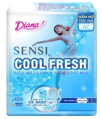 BVS Diana SENSI Cool Fresh SM Cánh 8 miếng x 48 gói