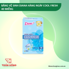 BĂNG VỆ SINH DIANA HÀNG NGÀY COOL FRESH 40Mieng  x 48 gói