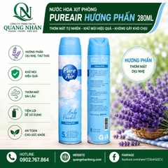 Nước hoa Xịt phòng PureAir hương PHẤN 280ml x 24 chai