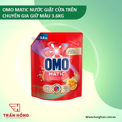NƯỚC GIẶT OMO MATIC CỬA TRÊN CHUYÊN GIA GIỮ MÀU 3.6KG x 4 TÚI