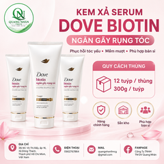 KEM XẢ SERUM DOVE NGĂN GÃY RỤNG TÓC 300ML X 12 TUÝP