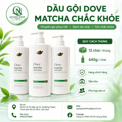DẦU GỘI DOVE MATCHA CHẮC KHỎE 640G x 8 chai