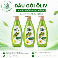 DẦU GỘI ÔLIV CHẮC KHOẺ BỒNG BỀNH 650ML x 12 CHAI