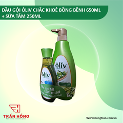 DẦU GỘI ÔLIV CHẮC KHOẺ BỒNG BỀNH 650ML + ST 250ML) x 8 BỘ