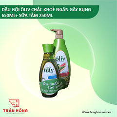 DẦU GỘI ÔLIV CHẮC KHOẺ NGĂN GÃY RỤNG 650ML+ ST 250ML) x 8 BỘ