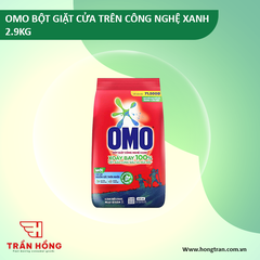 BỘT GIẶT OMO CỬA TRƯỚC CÔNG NGHỆ XANH 2.9KG X 4 TÚI
