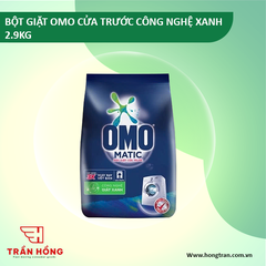 BỘT GIẶT OMO CỬA TRƯỚC CÔNG NGHỆ XANH 2.9KG X 4 TÚI