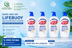 NƯỚC RỬA TAY LIFEBUOY DƯỠNG ẨM 450g x 12 chai