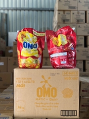 NƯỚC GIẶT OMO MATIC CHUYÊN GIA CỬA TRÊN TINH DẦU NƯỚC HOA TINH TẾ 3.6KG x 4 TÚI