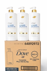 KEM XẢ DOVE PHỤC HỒI HƯ TỔN 610G x 8 chai