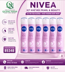 85348 XỊT NGĂN MÙI NIVEA NỮ  Ngọc Trai Mịn Mượt 150ML x 12 CHAI