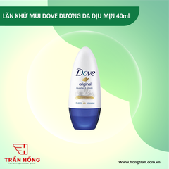 LĂN KHỬ MÙI DOVE DƯỠNG DA DỊU MỊN 40ml X 12 CHAI