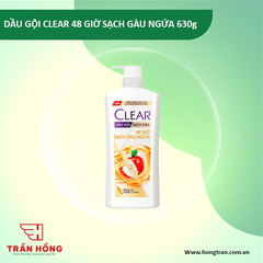 DẦU GỘI CLEAR 48 GIỜ SẠCH GÀU NGỨA 630g x 8 CHAI
