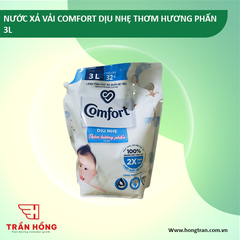 NƯỚC XẢ VẢI COMFORT DỊU NHẸ THƠM HƯƠNG PHẤN 3L x 4 túi